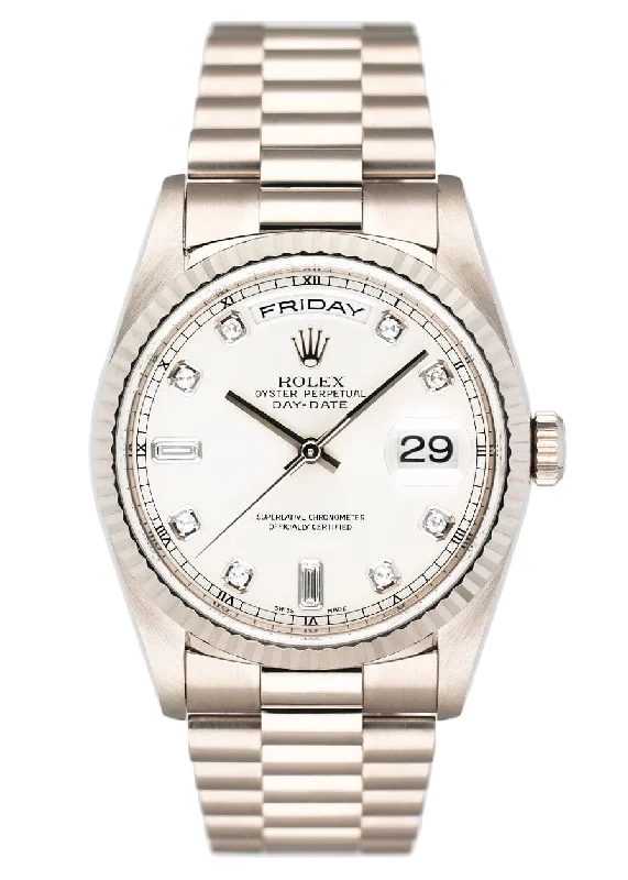 Rolex Watches: Iconic Timepieces for the Elite –Rolex Day-Date 118239 Diamond Dial Mens Watch