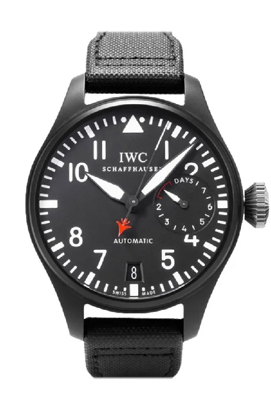 IWC Watches: The Art of Swiss Watchmaking –IWC Big Pilot Top Gun Black Dial Automatic Power Reserve 48mm Men's Watch IW501901