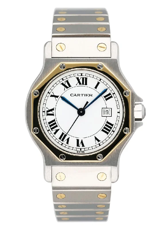 Discover Cartier Watches for Unmatched Style –Cartier Santos Octagon 2966 Two Tone Ladies Watch