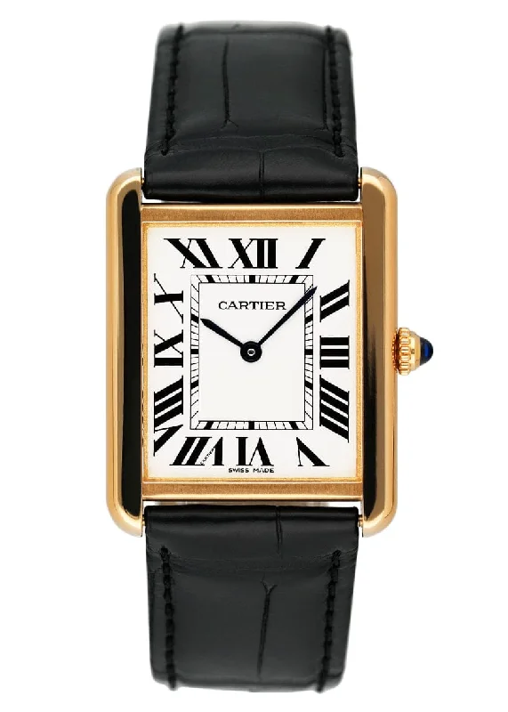 Cartier Watches: Luxury You Can Trust –Cartier Tank Solo W5200004 Large Size Mens Watch Box Papers