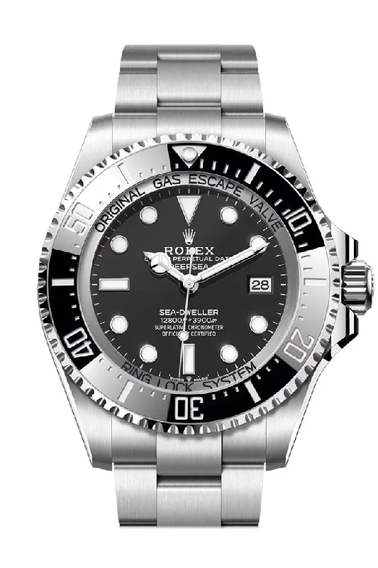 Rolex Watches: Crafted for the Most Discerning Buyers –Rolex Deep Sea 44 Automatic Black Dial Men's Watch 136660 136660-0004