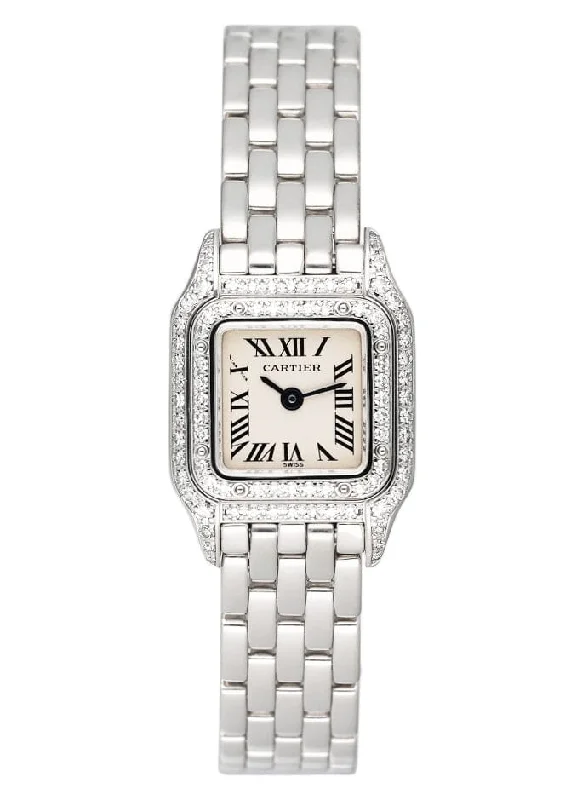 Find Your Perfect Cartier Watch with Classic Design –Cartier Panthere Mini WF3210F3 Diamond Ladies Watch