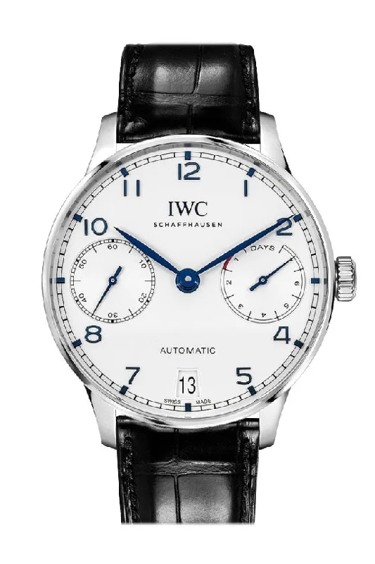 IWC Watches: Crafted for the Elite –IWC Portugieser Automatic Silver Dial 42mm Men's Watch IW500705