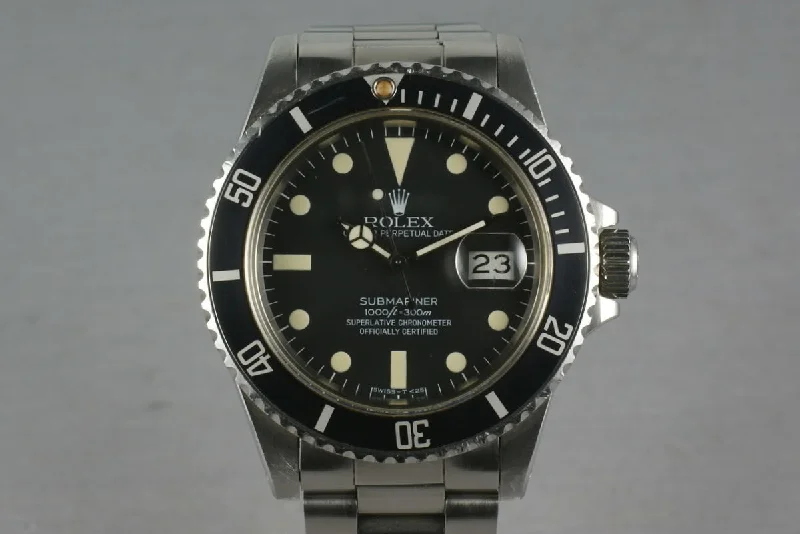 Shop Rolex Watches for Every Occasion –Rolex Submariner 16800 Fantastic Matte dial and Unpolished case