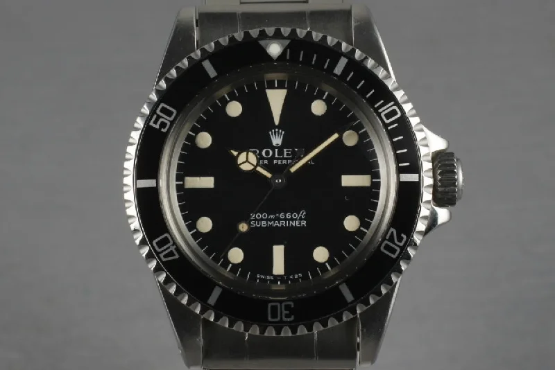 Find the Best Rolex Watches Online –Rolex Submariner 5513 Meters First with 7206 bracelet