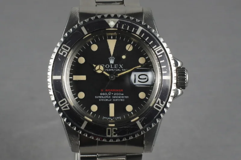 Discover Rolex Timepieces for Your Collection –1971 Rolex Red Submariner 1680 Mark IV with current RSC papers