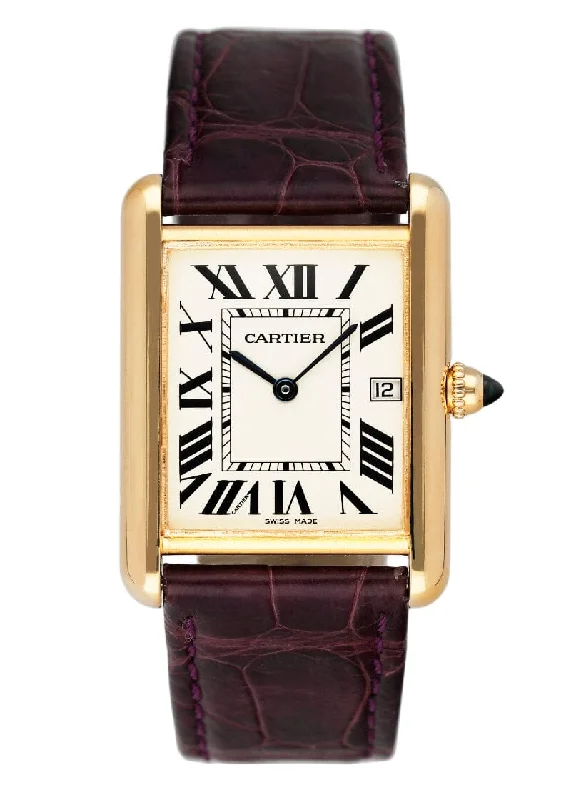 Find Cartier Watches for True Quality –Cartier Tank Louis W1529756 18K Yellow Gold Mens Watch