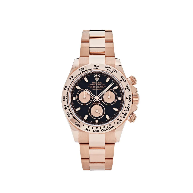 Rolex Watches: Designed for Luxury and Performance –Rolex Daytona 116505 Rose Gold Black Dial (2019)