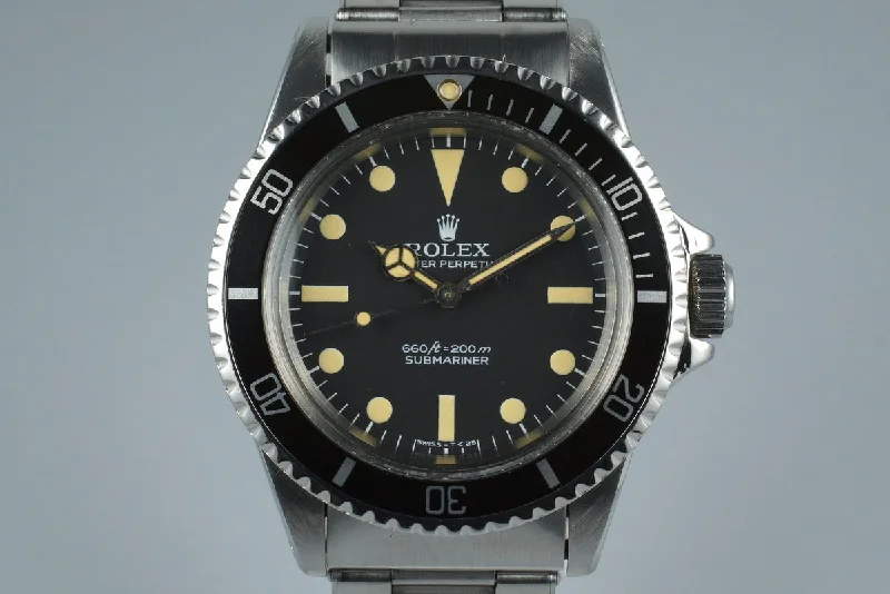 Shop Rolex Watches with Impeccable Quality –1967 Rolex Submariner 5513 Pre Comex Dial