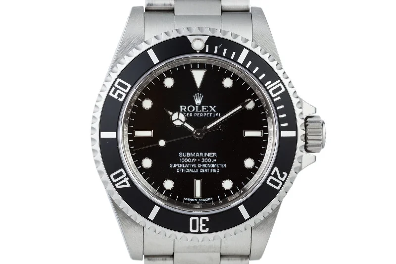 Shop Rolex Watches for Timeless Craftsmanship –2010 Rolex Submariner 14060M 4 Line Dial with Box and Papers