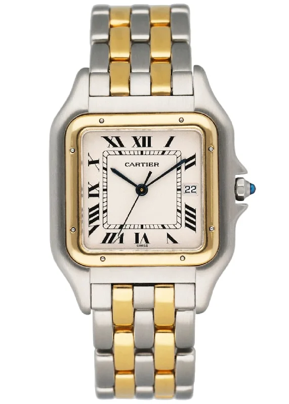 Shop Cartier Watches for Timeless Elegance –Cartier Panthere Jumbo Two Row Mens Watch