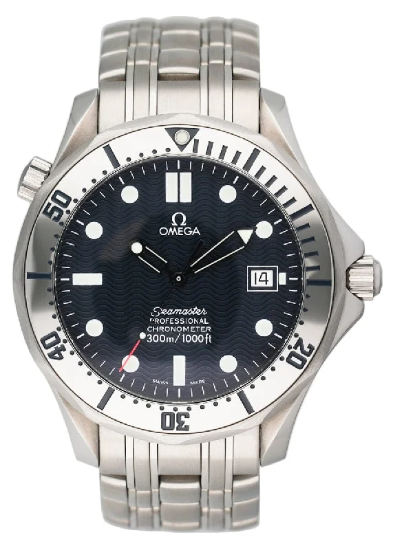 Shop Omega Watches for Timeless Quality and Value –Omega Seamaster 2532.80 Blue dial Vintage Mens Watch