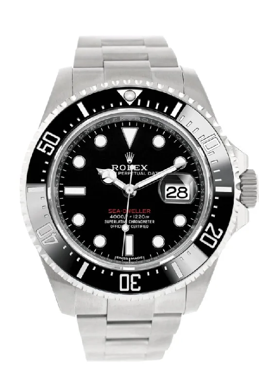 Rolex Watches with Unmatched Craftsmanship –ROLEX Sea Dweller Black Dial Stainless Steel Mens Watch 126600