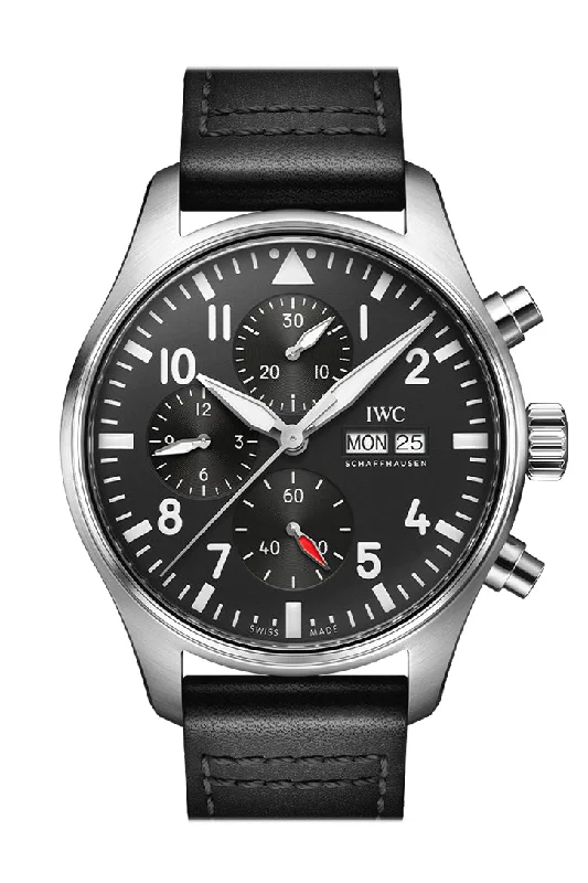 IWC Watches: Precision Timepieces for Discerning Buyers –IWC Pilot Chronogragh 43 Black Dial Watch IW378001