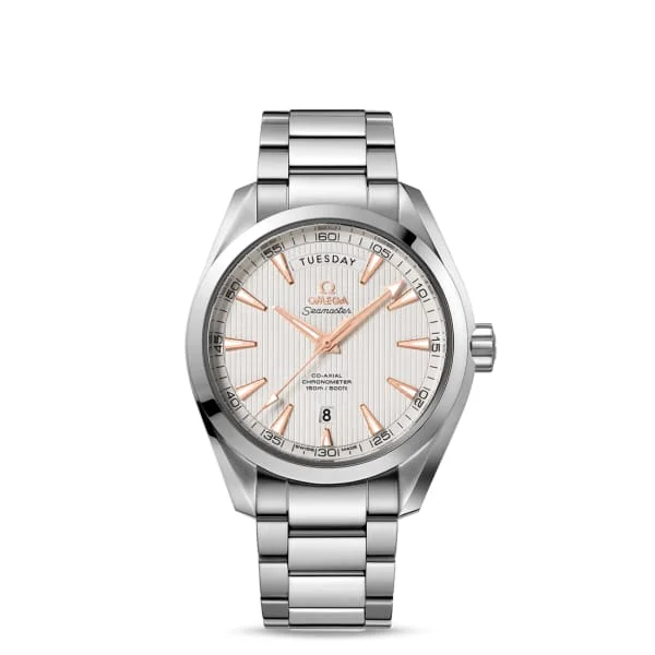 Shop Omega Watches for Iconic Swiss Designs –Omega Seamaster 42mm Watch - Ref: 231.10.42.22.02.001 - White Index Dial, Stainless Steel Bracelet