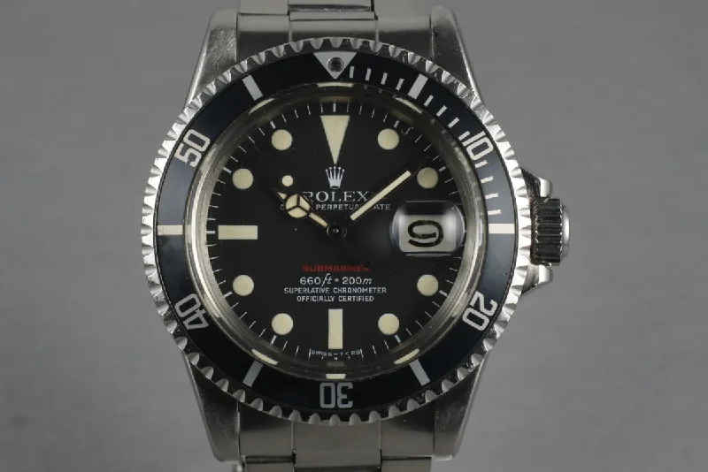 Discover Rolex Watches with Classic Design –1971 Rolex Red Submariner 1680 Mark V