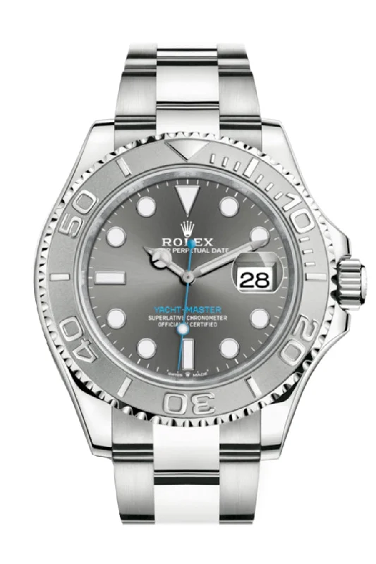 Shop Rolex Watches for Lasting Value –Rolex Yacht-Master 40 Rhodium Dial Automatic Men's Oyster Watch 126622