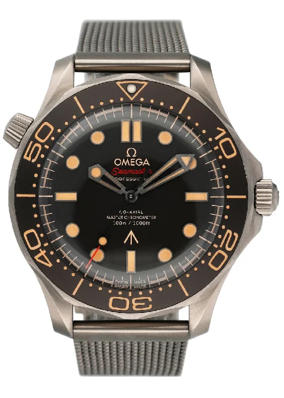 Omega Watches: Crafted for Ultimate Luxury –Omega Seamaster Diver 300 M Co-Axial "007 Edition" Mens Watch Box Papers