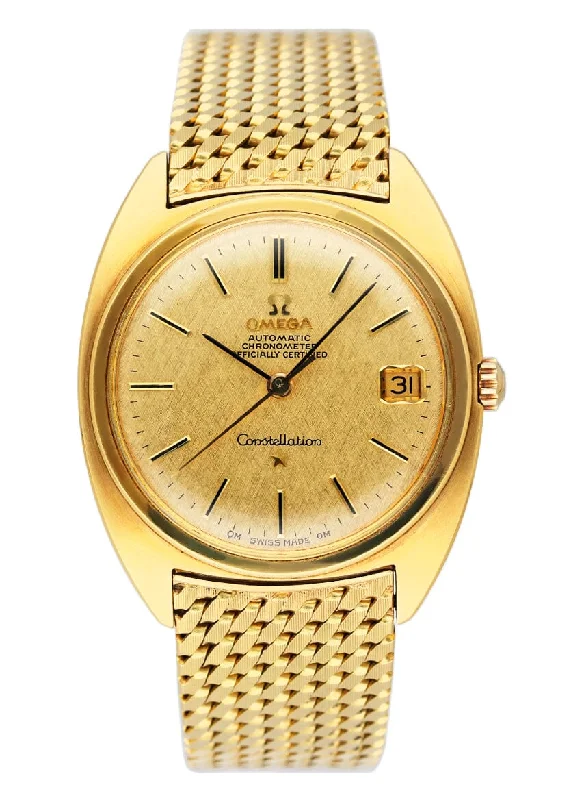 Omega Watches: Timeless Precision for Every Wrist –Omega Constellation 168.009 18K Yellow Gold Mens Watch