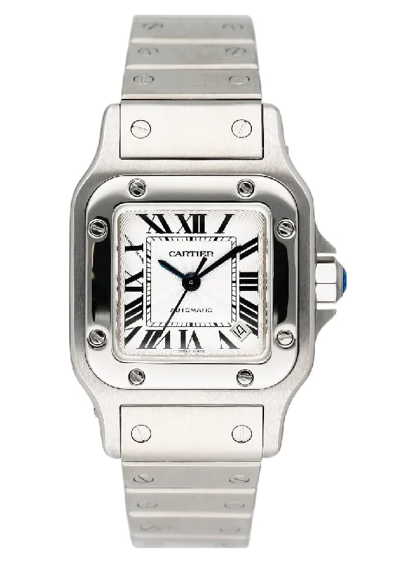 Find Classic Cartier Models Online –Cartier Santos Galbee W20054D6 Silver Dial Steel Ladies Watch