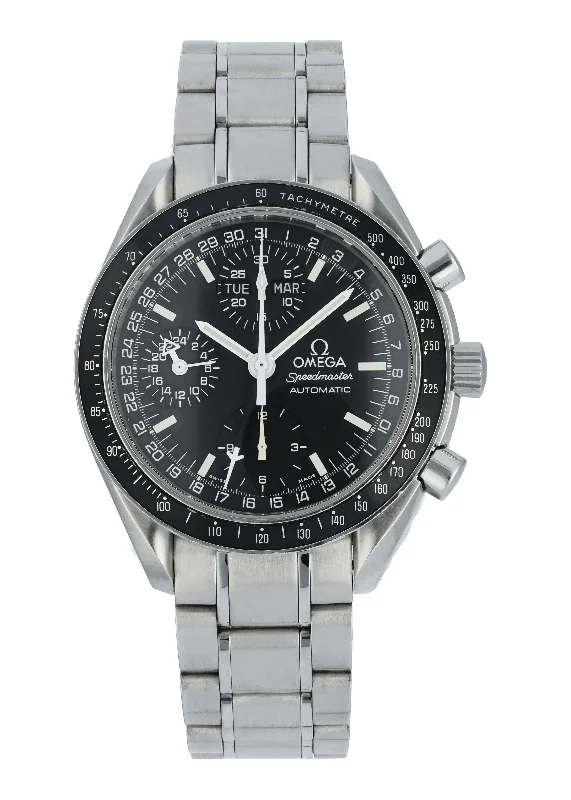 Omega Watches: Swiss Precision and Elegance –Omega Speedmaster Mark 40 Triple Date  3520.50.00 Men's Watch Box & Papers