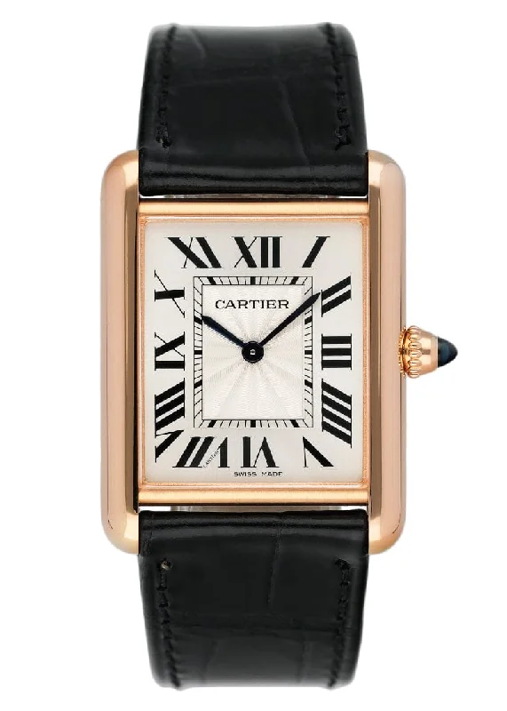 Cartier Watches: Elegant, Timeless, and Precise –Cartier Tank Louis Large WGTA0011 18K Rose Gold Mens Watch