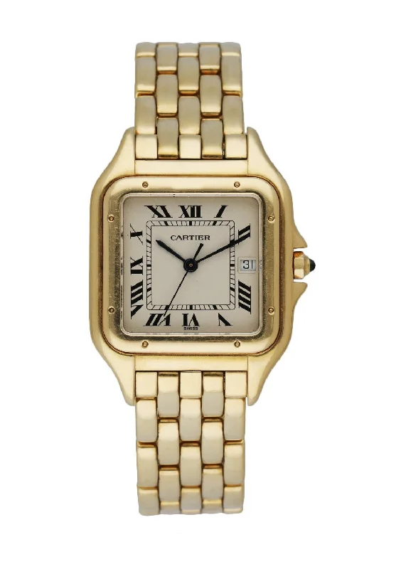 Shop Cartier Watches for the Ultimate Luxury –Cartier Panthere 887968 18k Yellow Gold Large Man's Watch