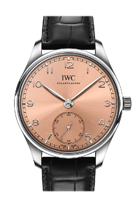 Explore IWC’s Signature Timepieces –IWC Portuguese 40 Salmon Dial Watch IW358313