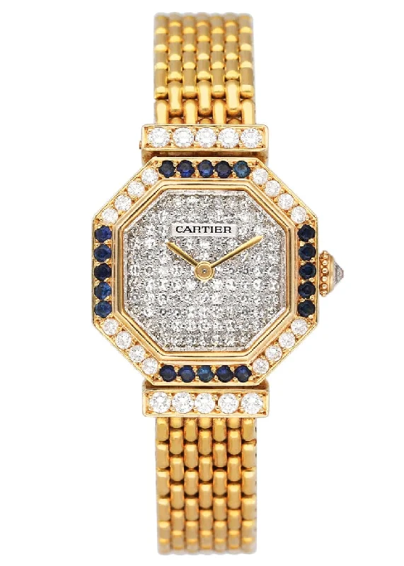 Discover the Beauty of Cartier Watches –Cartier Paris Andine Diamond Sapphire Ladies Watch