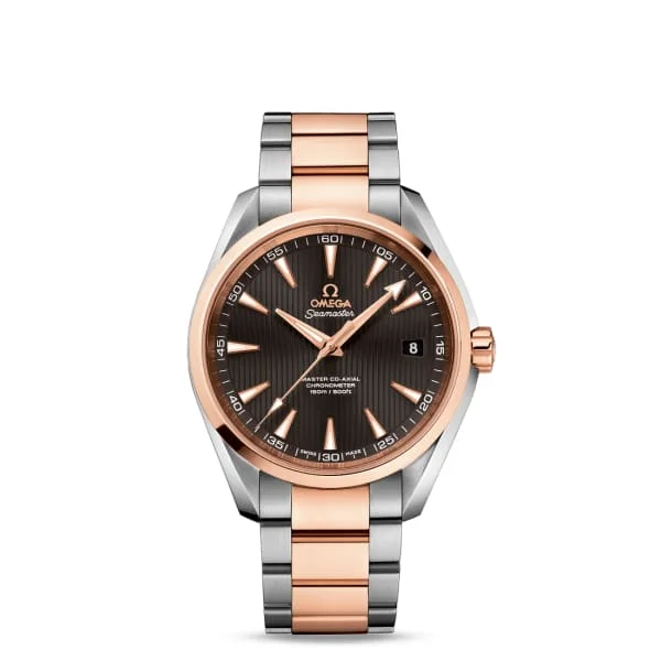 Omega Watches: Timeless Precision for Every Wrist –Omega Seamaster 42mm Watch - Ref: 231.20.42.21.06.003 - Grey Index Dial, Two Tone Stainless Steel & 18K Rose Gold Bracelet