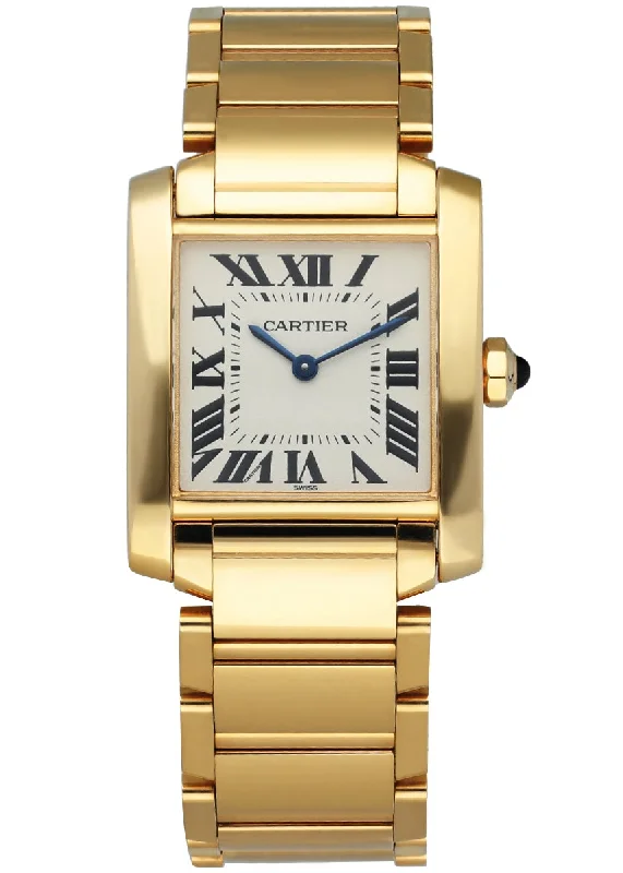 Find Cartier Watches for Every Discerning Eye –Cartier Tank Francaise 1821 Midsize Ladies Watch Box & Papers