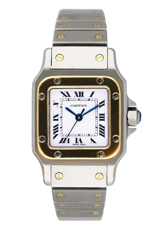 Find Exclusive Cartier Models Now –Cartier Santos Galbee 0902 Two-Tone Automatic Ladies Watch