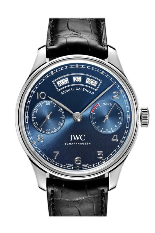 IWC Watches: Crafted for True Watch Enthusiasts –IWC Portugeiser Midnight Blue Dial Automatic  44.2mm Men's Watch IW503502