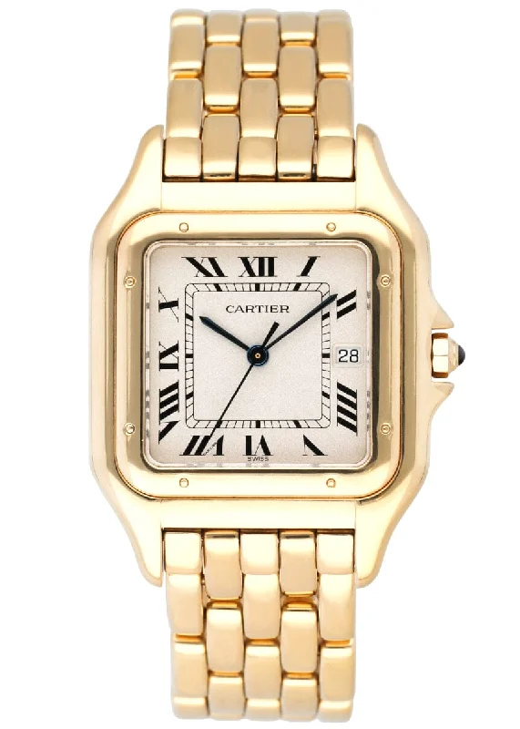 Find the Best Cartier Watches Online –Cartier Panthere Large 18K Yellow Gold Mens Watch