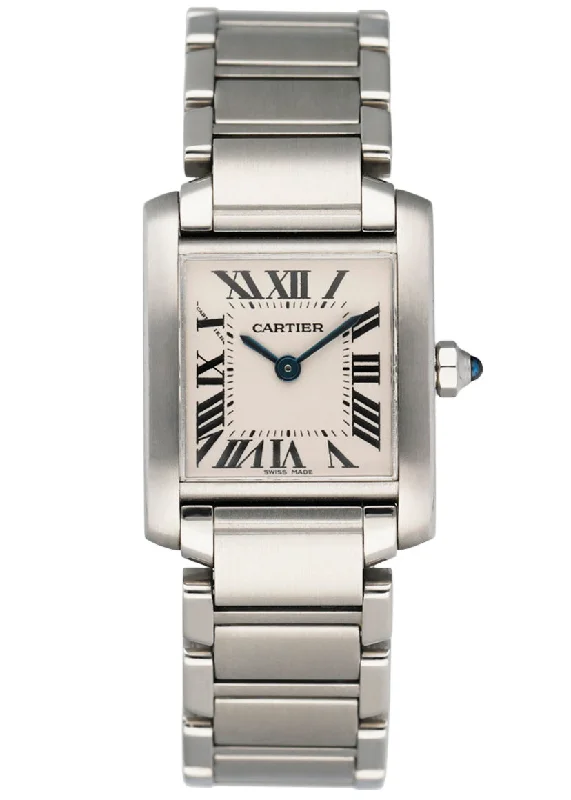 Explore the Best Cartier Watches for Investment –Cartier Tank Francaise 2384 Stainless Steel Ladies Watch