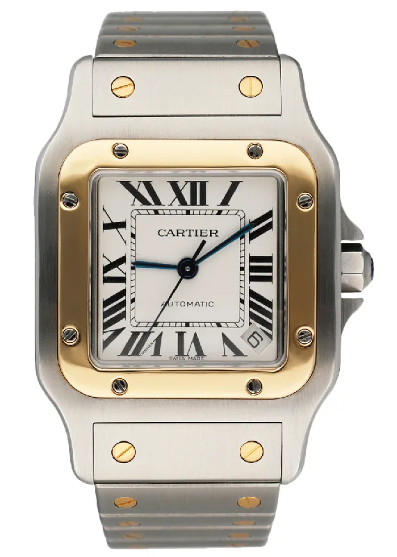 Cartier Watches for Every Style and Taste –Cartier Santos 2823 18K Yellow Gold & Steel Mens Watch