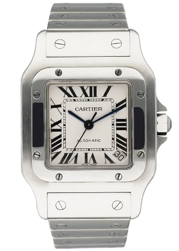 Cartier Watches: Where Style Meets Luxury –Cartier Santos Galbee W20098D6 Stainless Steel Mens Watch