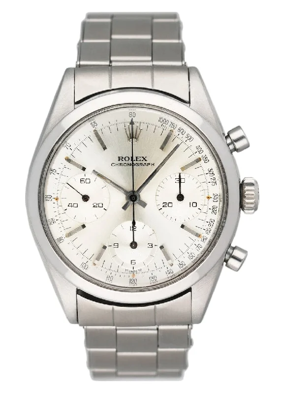 Rolex Watches: Precision Crafted for the Discerning –Rolex Pre Daytona 6268 Silver Dial Mens Watch