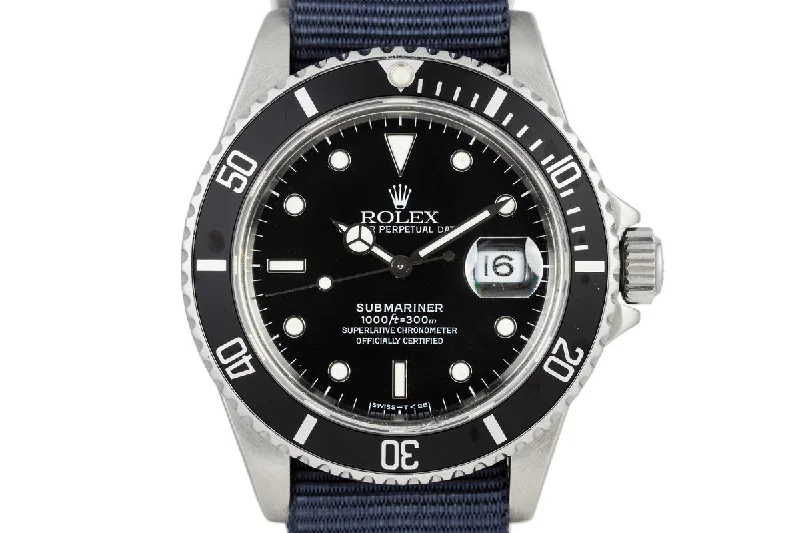 Discover Rare Rolex Watches –1981 Rolex Submariner 16800 Tritium Service Dial