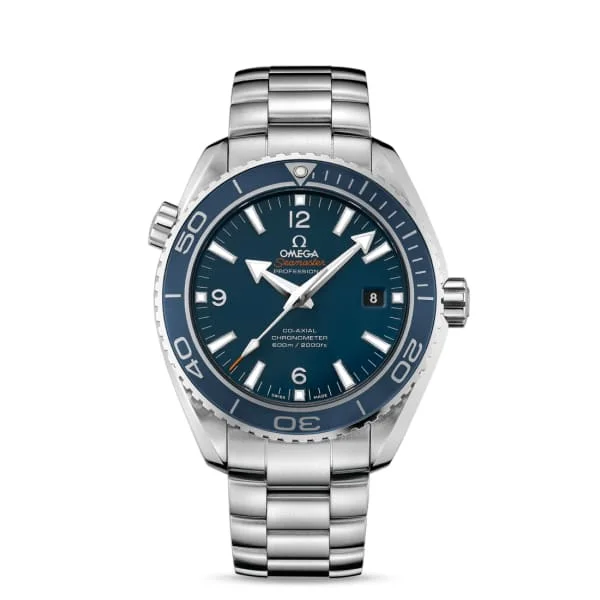 Explore Omega Watches for Lasting Elegance –Omega Seamaster 46mm Watch - Ref: 232.90.46.21.03.001 - Blue Index Dial in Titanium Case, Titanium Bracelet