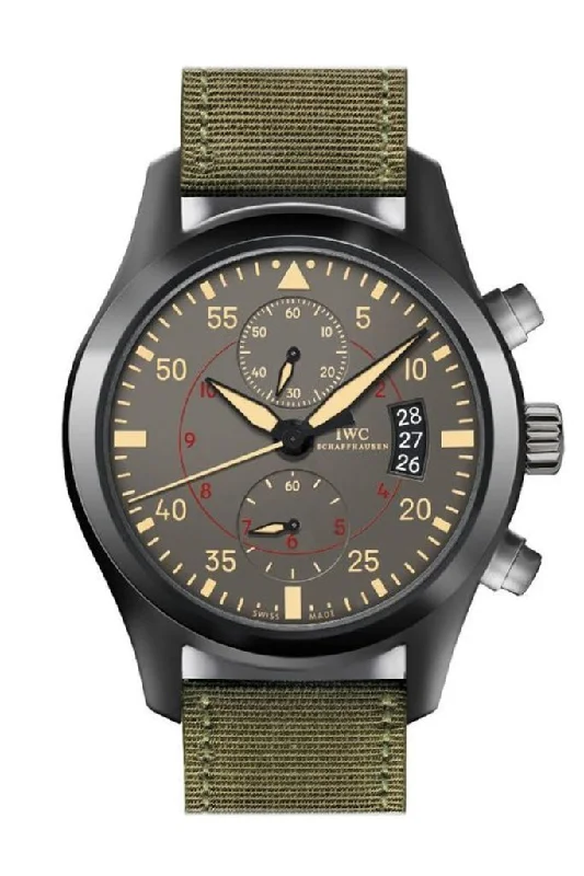 IWC Watches: Built for Performance and Precision –IWC Pilots Anthracite Dial Chronograph Ceramic Titanium 46mm Men's Watch IW388002