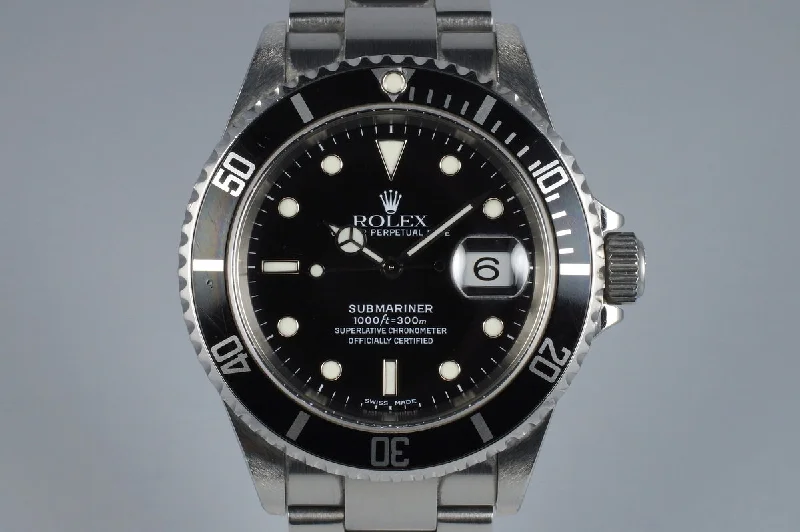 Rolex Watches: A Tradition of Excellence –2005 Rolex Submariner 16610