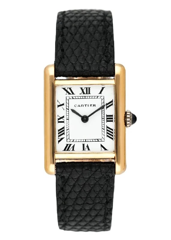 Shop Cartier Watches for Timeless Style –Cartier Tank Paris 78087 18K Yellow Gold Ladies Watch