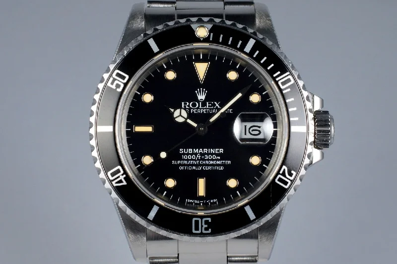 Discover Your Perfect Rolex Watch Today –1988 Rolex Submariner 168000