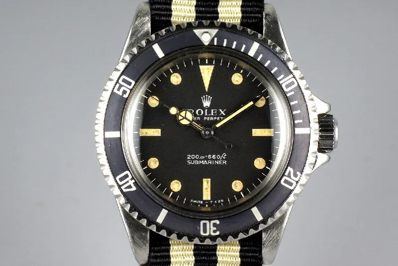 Shop for Rolex Watches with Confidence –1967 Rolex Submariner 5513 Meters First