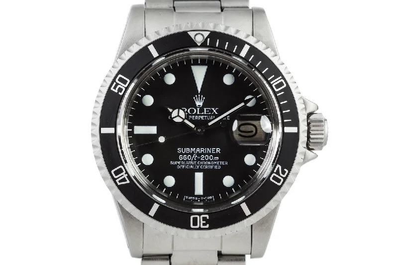 Buy Rolex Watches with Confidence –1978 Rolex Submariner 1680 with Service Dial