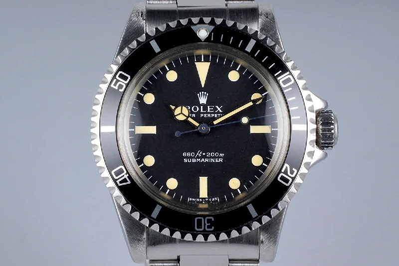 Shop Rolex Watches for Timeless Elegance –1970 Rolex Submariner 5513 Serif Dial