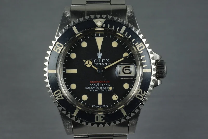 Discover Rolex Watches for the True Watch Collector –1970 Rolex Red Submariner  1680 Mark IV Dial