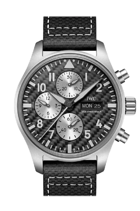 Explore IWC Watches with Unmatched Craftsmanship –IWC Pilot Chronogragh AMG 43 Black Dial Watch IW377903