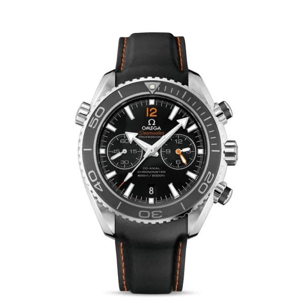 Omega Watches: Built for Luxury and Precision –Omega Seamaster 46mm Watch - Ref: 232.32.46.51.01.005 - Black Chronograph Index Dial, Black Rubber Strap